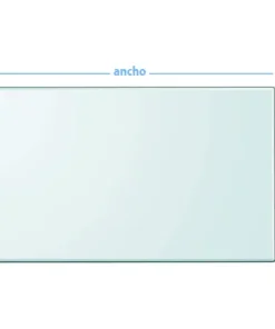 Tapa de mesa de cristal rectangular o cuadrada